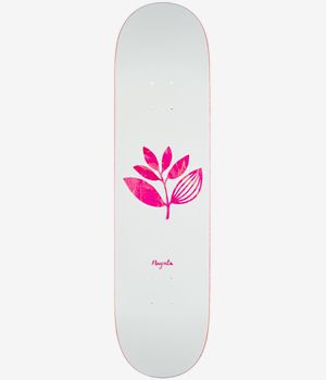 Magenta Team Wood Plant 8" Skateboard Deck (white)