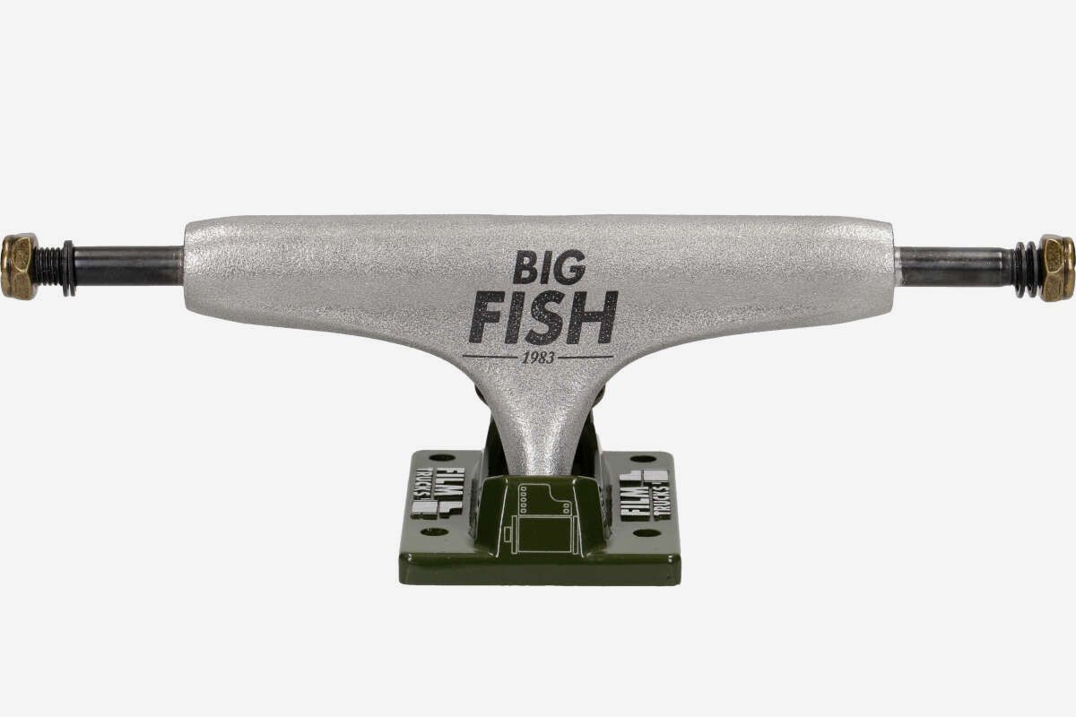 Film Big Fish 5.25" Eje (silver glossy green) 8" Pack de 2