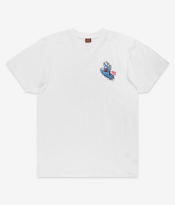 Santa Cruz Melting Hand Camiseta (white)