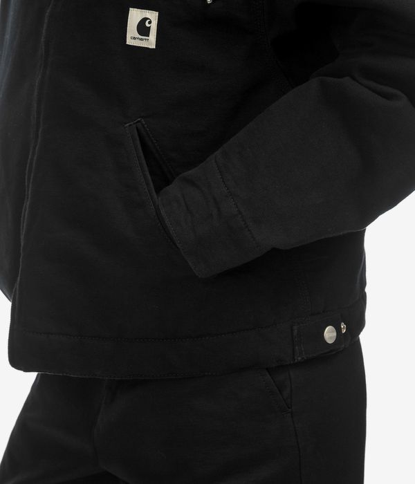 Carhartt WIP W' OG Detroit Organic Dearborn Jacke women (black black rinsed II)