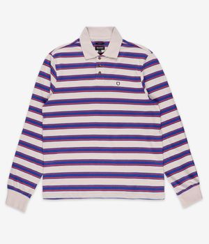 Brixton Vintage Stripe Polo-Shirt (electric blue flame whitecap)