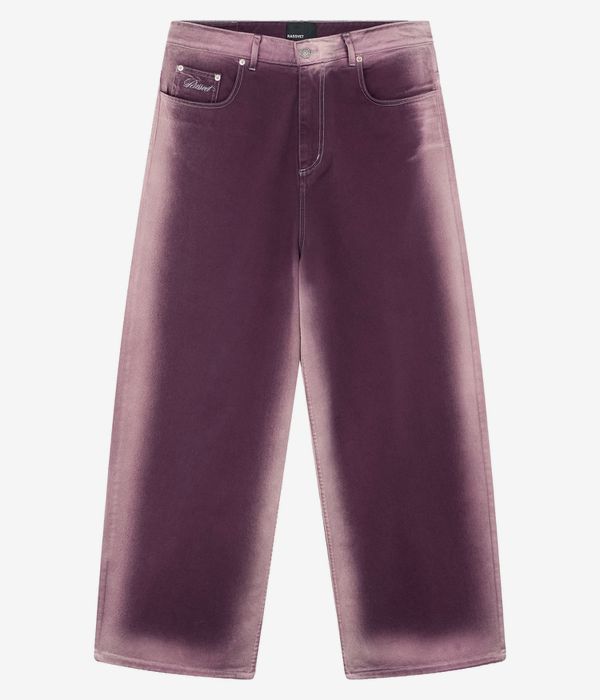 RASSVET | PACCBET Shadow Wash Extra Baggy Denim Jeans (purple)