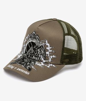 Fucking Awesome Demon Trucker Cap (green)
