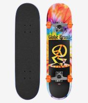 Globe Peace Man Mid 7.6" Board-Complète (spiral dye black)