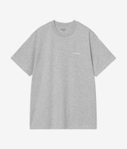 Carhartt WIP Script Embroidery T-Shirt (grey heather white)