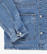 Carhartt WIP Stamp Organic Cotton Maitland Jacket (print blue bleached)