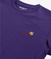 Carhartt WIP American Script Organic T-Shirt (aura)