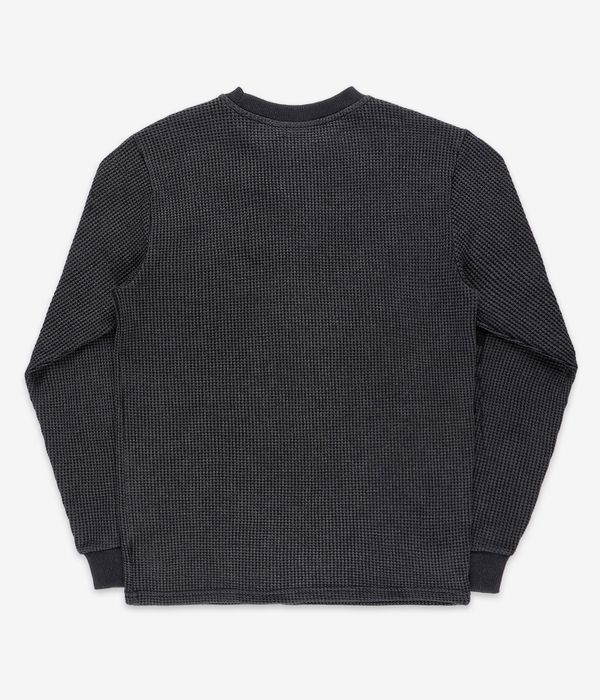 Former Scrawl Waffle Long sleeve (washed black)