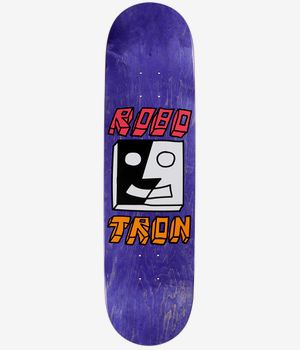 Robotron Split Face 8.25" Skateboard Deck (purple)