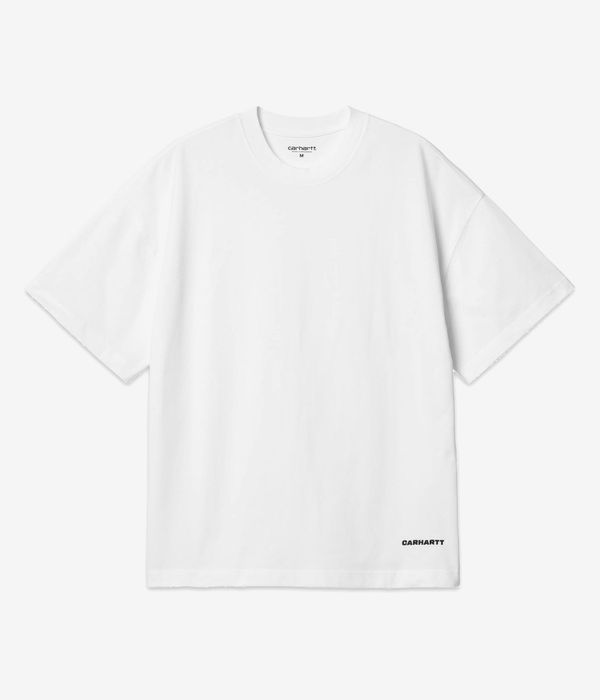 Carhartt WIP Link Script Organic T-Shirty (white black)
