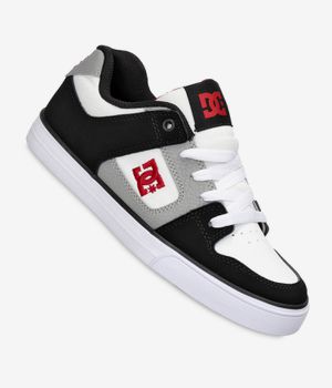 DC Pure Shoes kids (white black red)