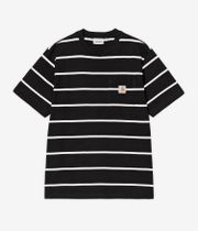 Carhartt WIP Aiken Pocket T-Shirty (stripe black)