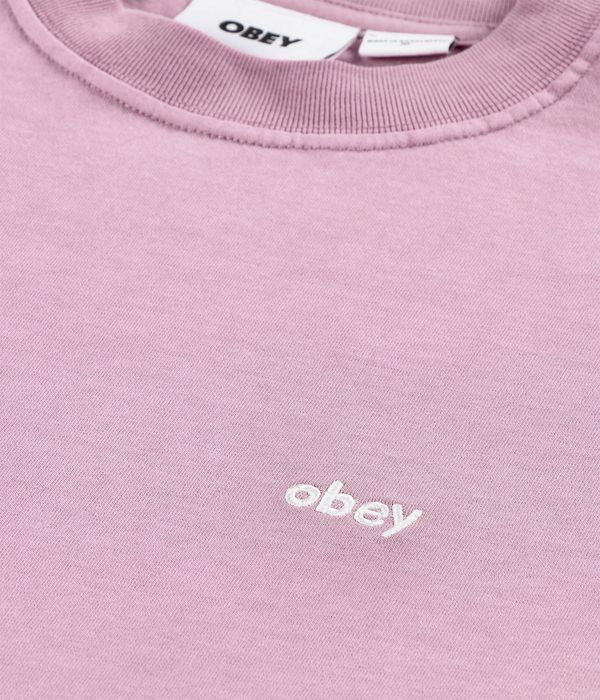 Obey Lowercase Pigment Camiseta (pigment liliac)