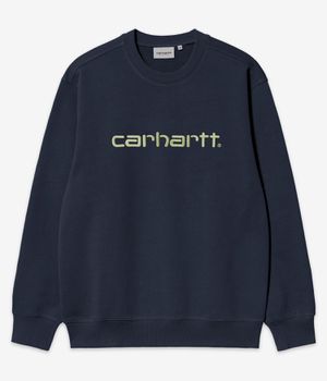 Carhartt WIP Basic Sweatshirt (deep night gentle green)
