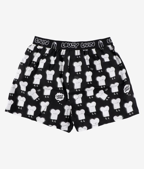 Lousy Livin Toast & Zitrone Boxerbriefs Boxershorts (black) 2er Pack