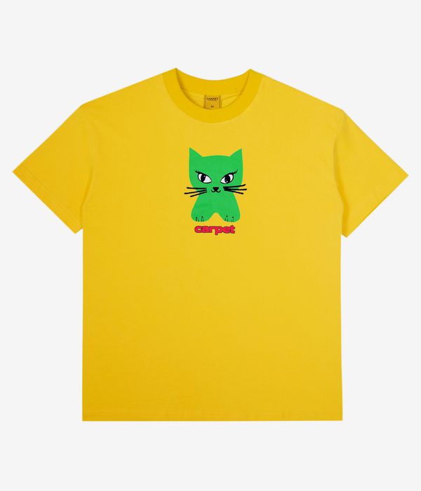 Carpet Company Cat T-Shirt (yellow)