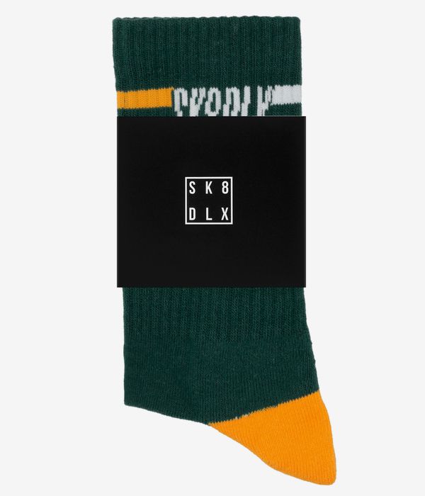 skatedeluxe Division Chaussettes US 6-13 (green orange)