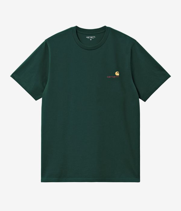 Carhartt WIP American Script Organic T-Shirt (conifer)
