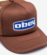 Obey Indirect Trucker Cap (dark brown)
