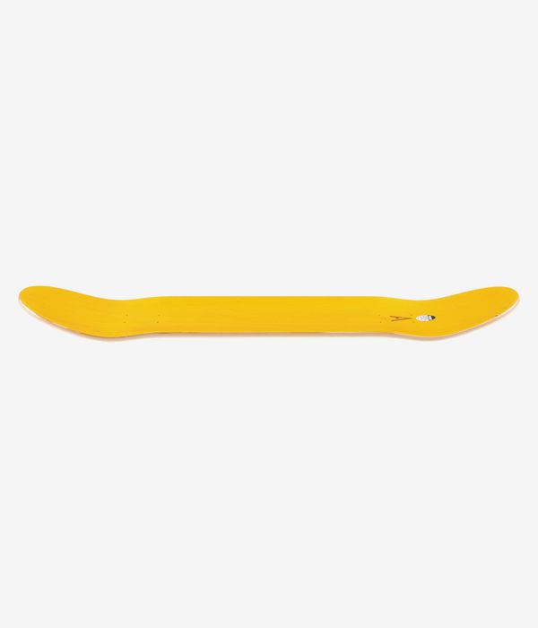 April OG Logo Twin 8.5" Planche de skateboard (yellow white)