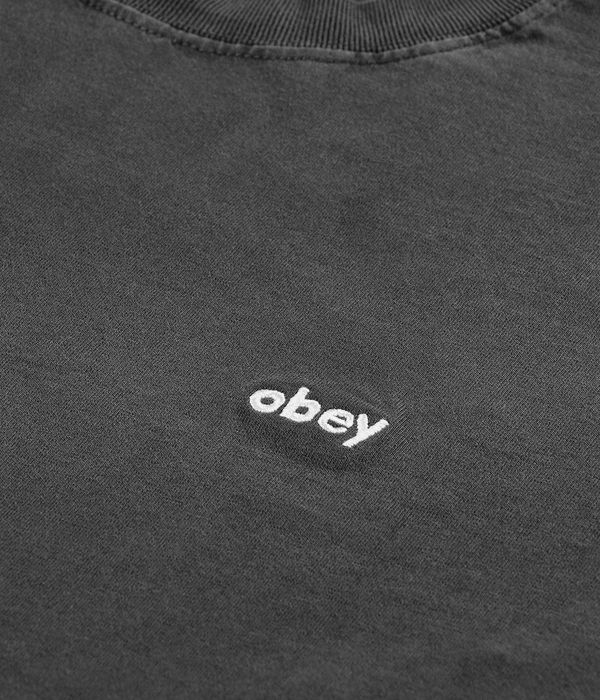 Obey Lowercase Pigment T-Shirt (pigment pirate black)