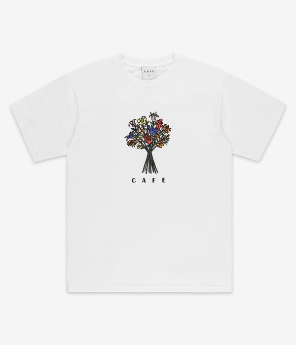 Skateboard Cafe Bouquet T-Shirt (white)
