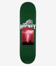HOCKEY Stain Side One Shape 2 8.25" Skateboard Deck (green)