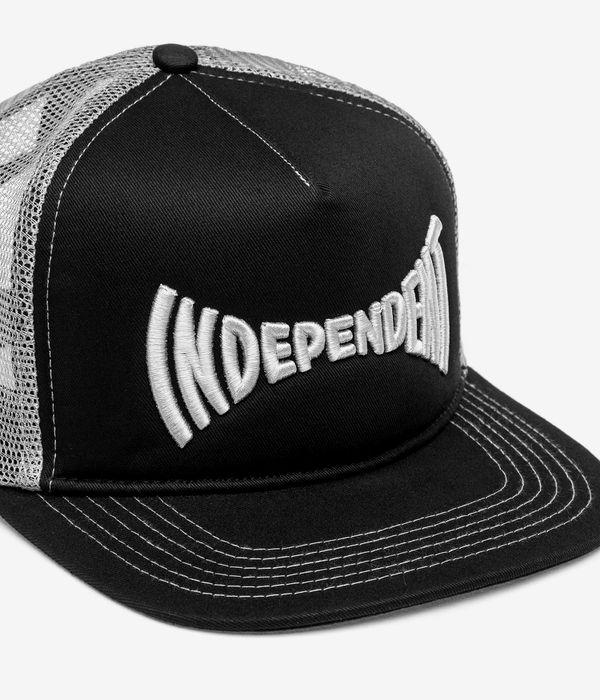 Independent Span Mesh Trucker Cap (black grey)