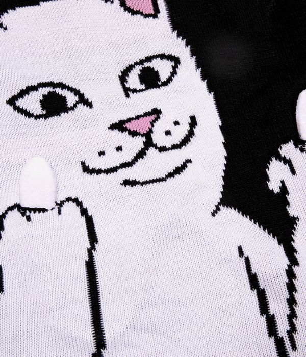 RIPNDIP Lord Nermal Flippy Knitty Sweatshirt (black)
