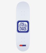 411 Chaos Icon 8.5" Tabla de skate (white)