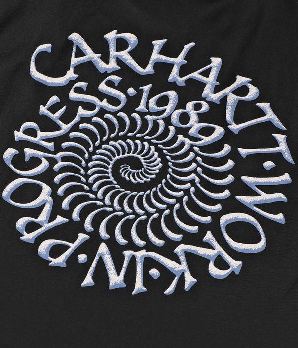 Carhartt WIP Spirals Organic T-Shirt (black)