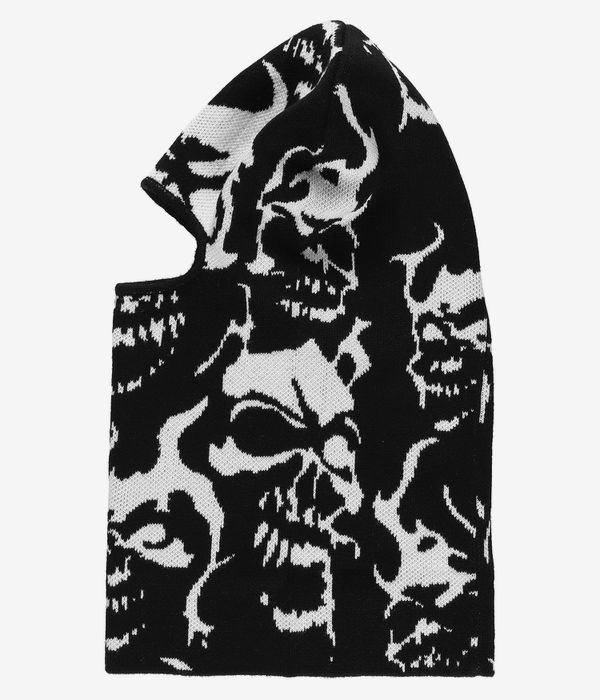 Wasted Paris Skull Balaclava Beanie (black white)