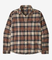 Patagonia LW Fjord Flannel Camisa (paw dried vanilla)