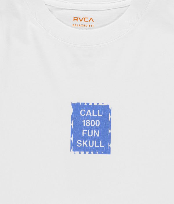 RVCA Call Top z Długim Rękawem (white)