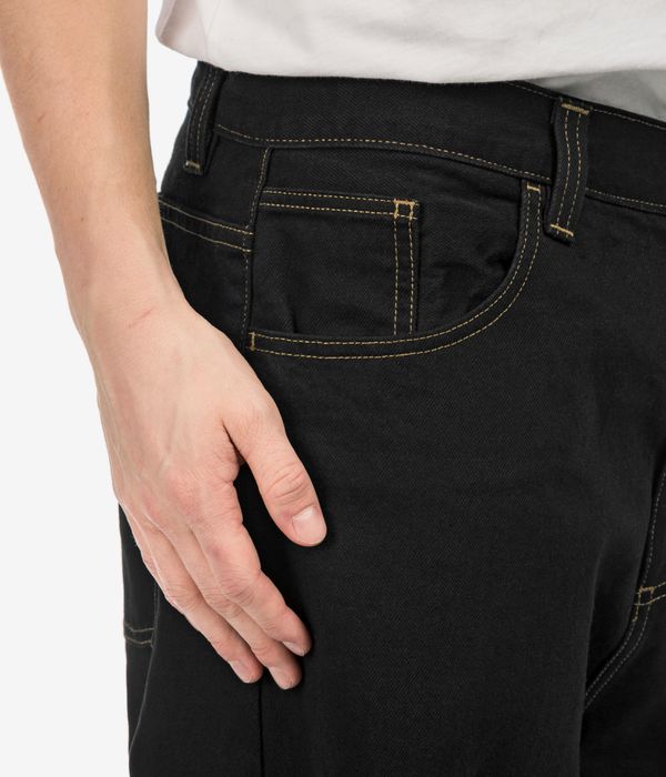 Carhartt WIP Brandon Pant Cotton Smith Jeans (black rinsed)