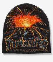 HUF x Thrasher Meltdcown Reversible Beanie (black)