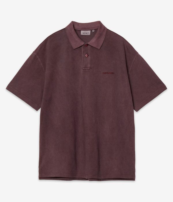 Carhartt WIP Wayne Garment Washed Polo-Shirt (palisander garment dyed)