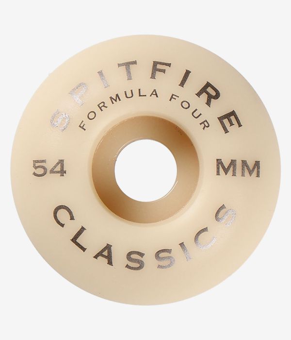 Spitfire Formula Four Classic Rouedas (white silver) 54mm 99A Pack de 4