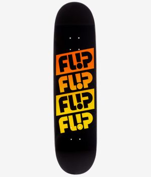 Flip Team Quattro Faded 8.25" Skateboard Deck (blacker)