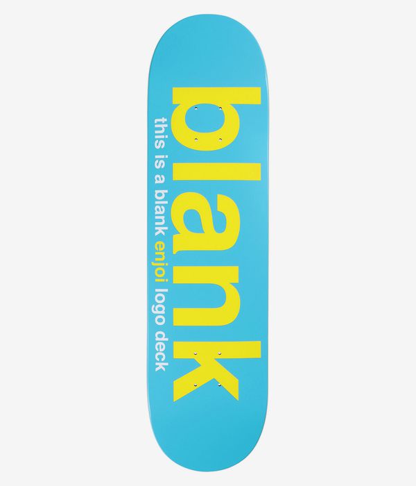 Enjoi Blank 8.25" Tavola da skateboard (yellow blue)