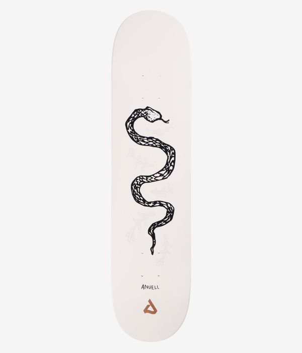 Anuell Pyther 8" Skateboard Deck (white)