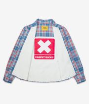 Carpet Company Plaid Denim Button-Up Shirt (baby blue)
