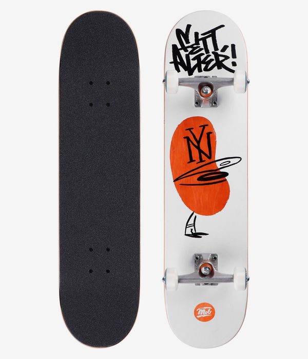 MOB New York 7.75" Complete-Skateboard (white)