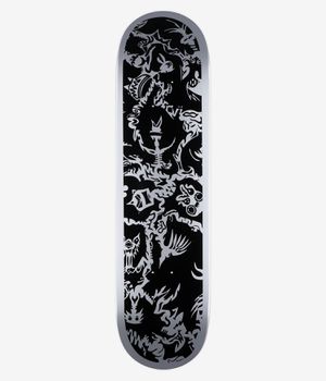 skatedeluxe Zinkey Twin Tail 8.25" Skateboard Deck (blakc silver)
