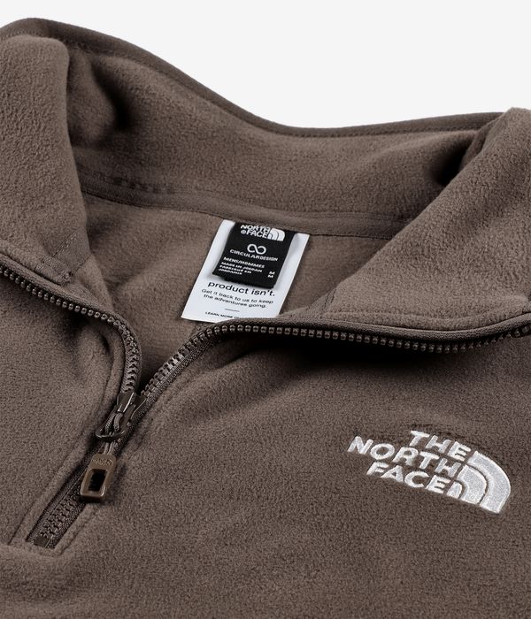 The North Face 100 Glacier 1/4-Zip Sweatshirt (smokey brown)
