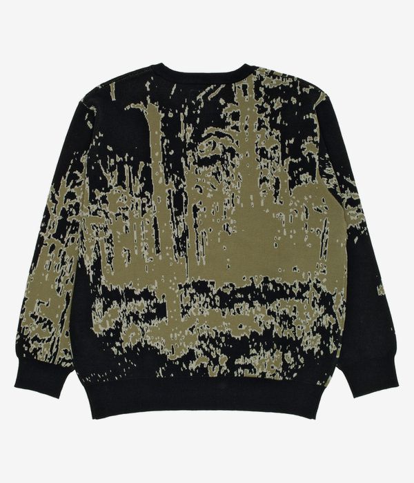 GX1000 Forest Jacquard Knit Sweatshirt (black)