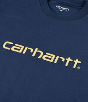 Carhartt WIP Script T-Shirt (ink air yellow)
