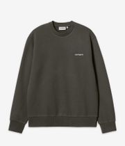 Carhartt WIP Script Embroidery Sweatshirt (cypress white)