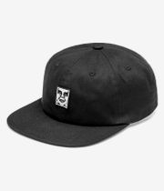 Obey Icon Patch Strapback Cap (black)