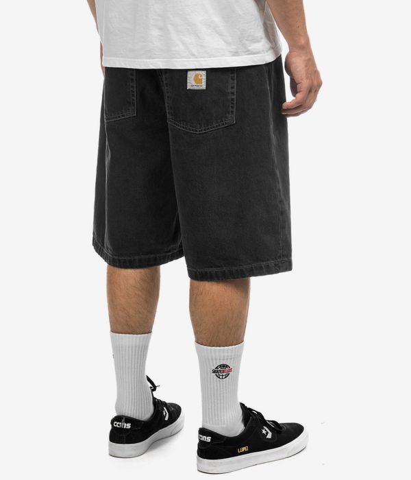 Carhartt WIP Brandon Smith Denim Shorts (black stone washed)